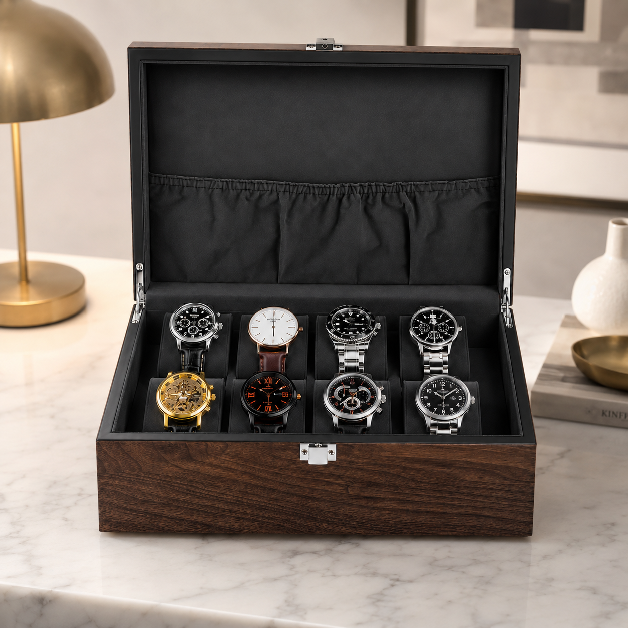 The Atelier – 8 Slot Watch Box