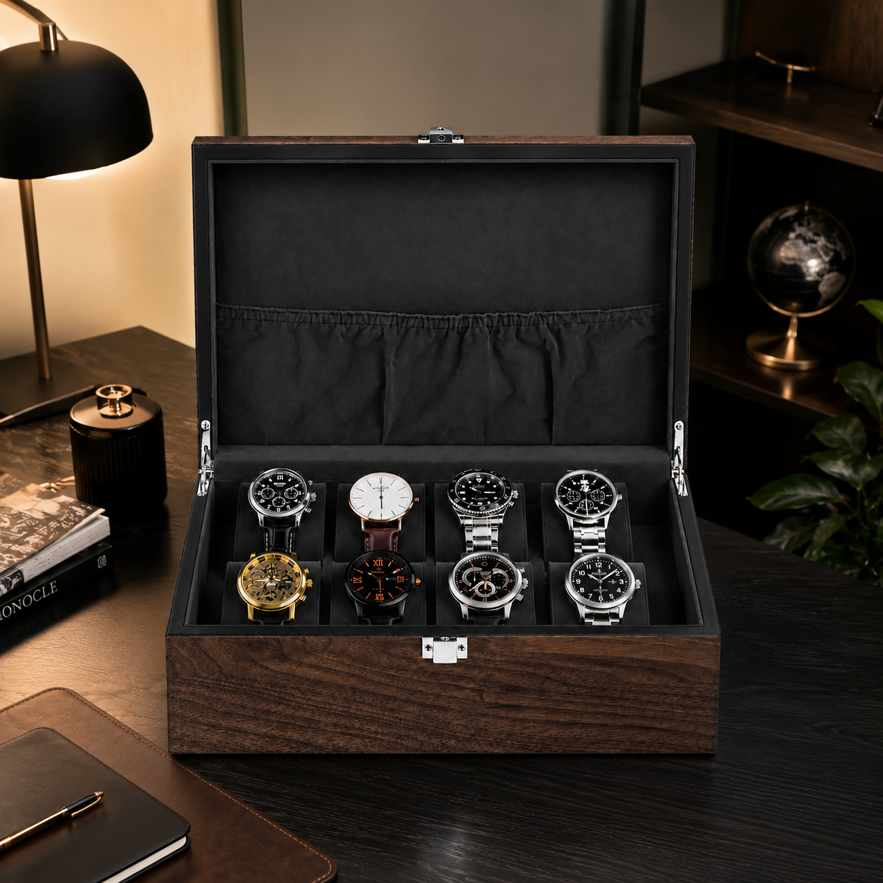 The Atelier – 8 Slot Watch Box