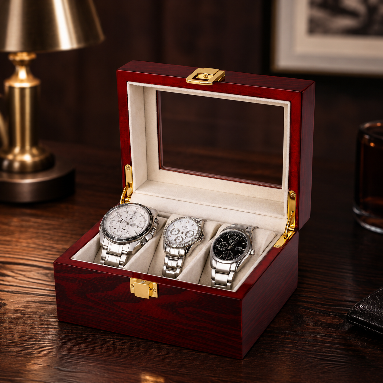 The Keeper – 3 Slot Watch Box