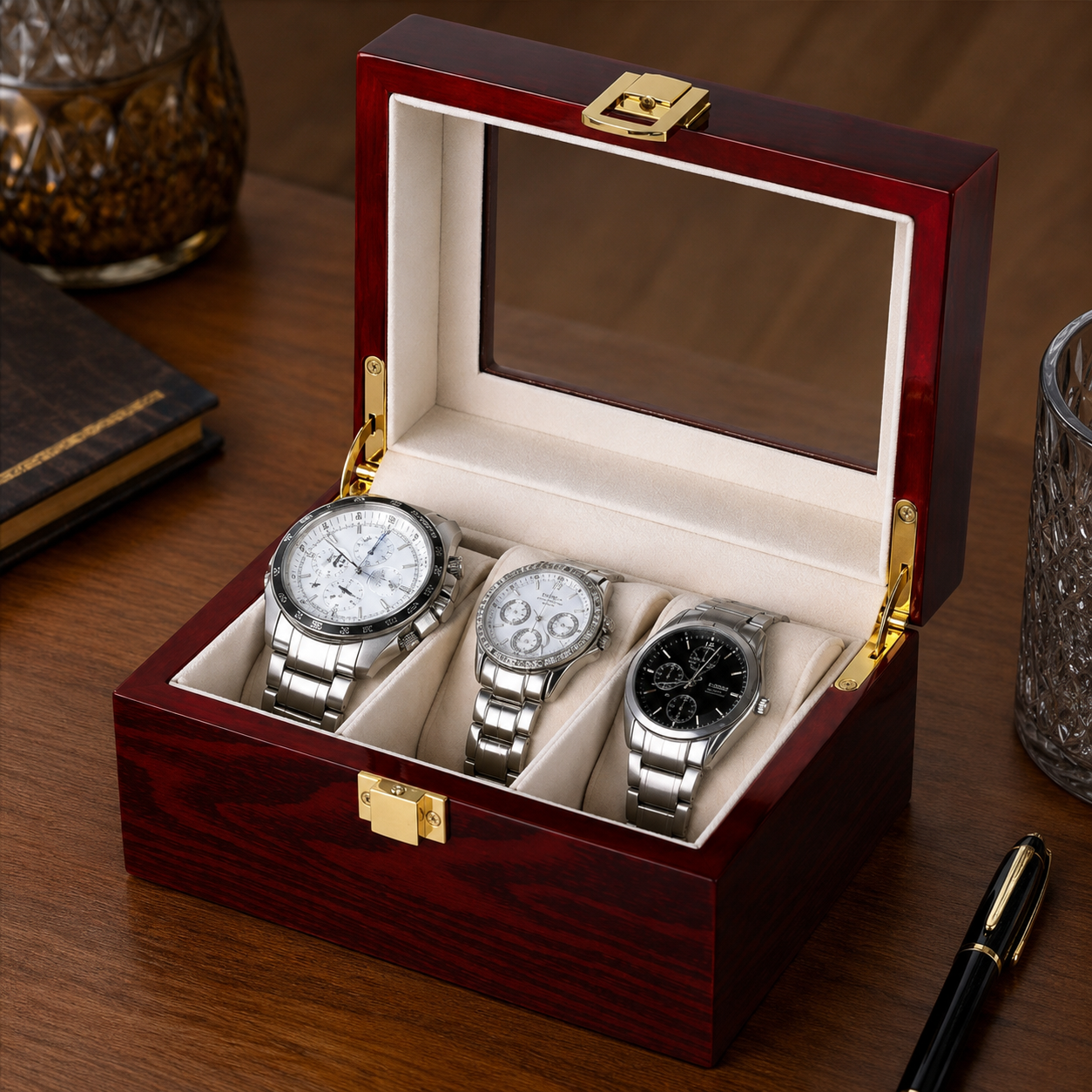 The Keeper – 3 Slot Watch Box