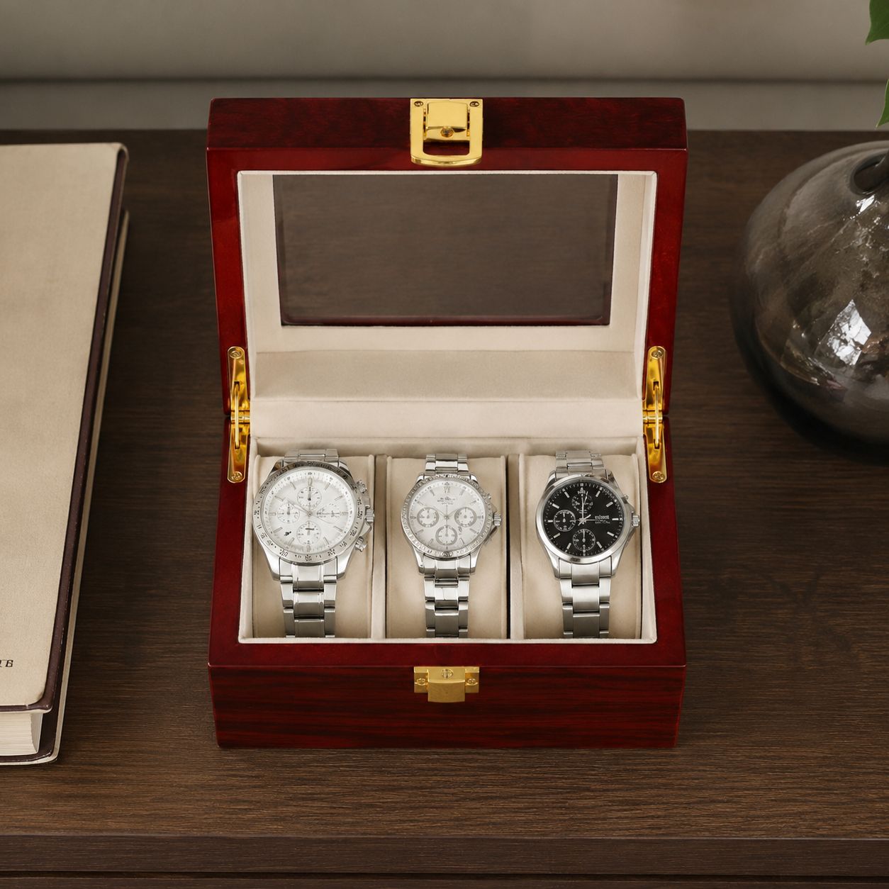 The Keeper – 3 Slot Watch Box