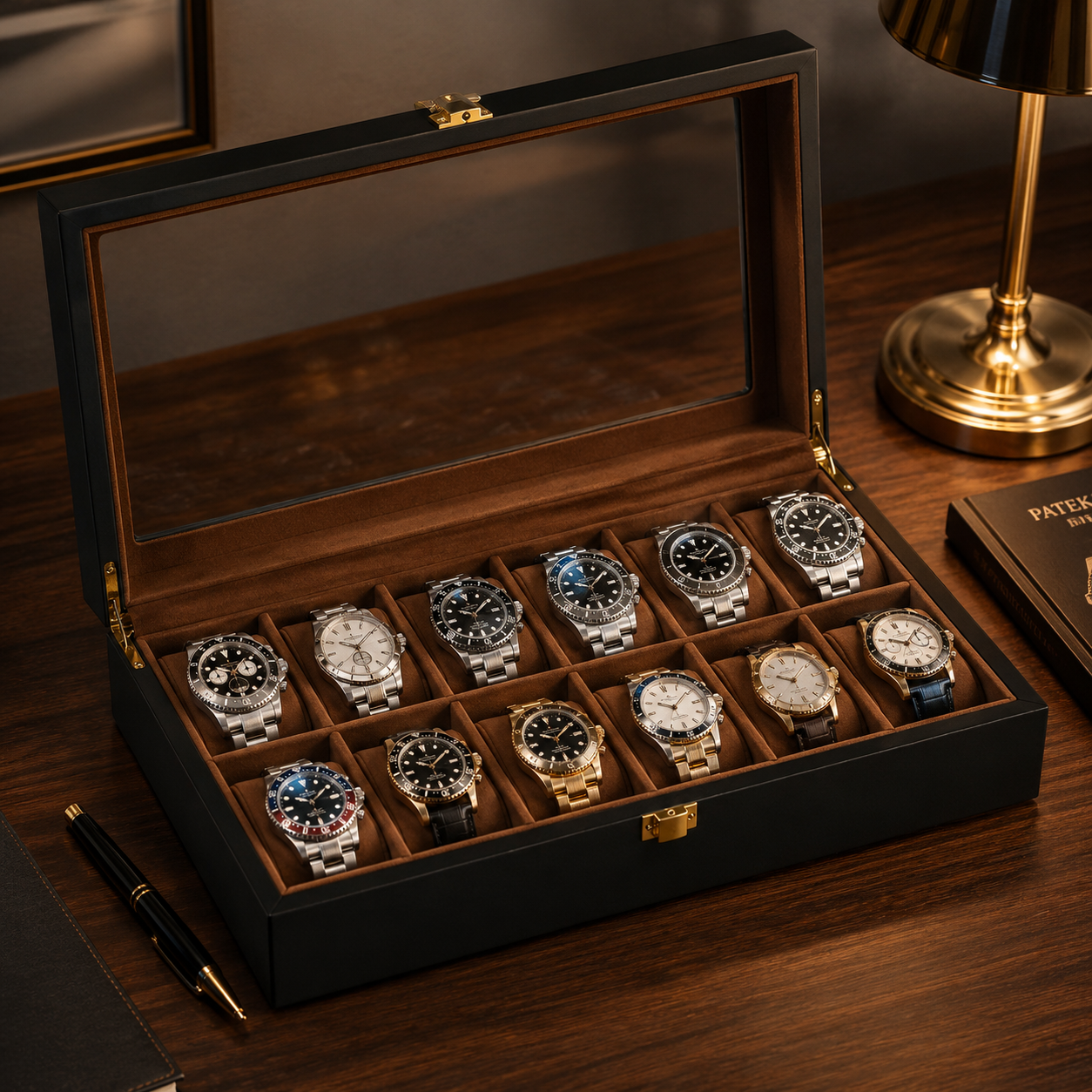 The Manor – 12 Slot Watch Box
