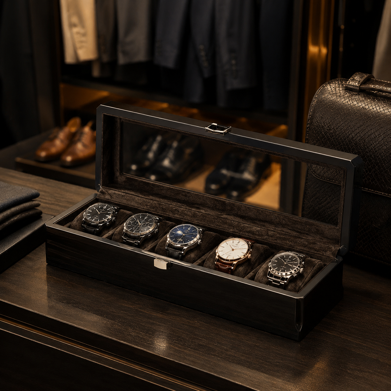 The Marlowe – 6 Slot Watch Box