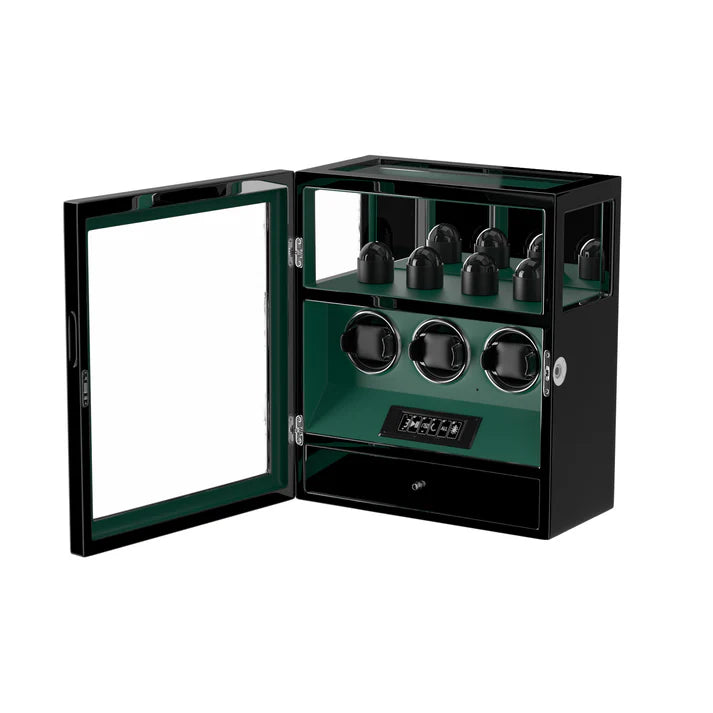 The Émeraude – 3-Slot Watch Winder