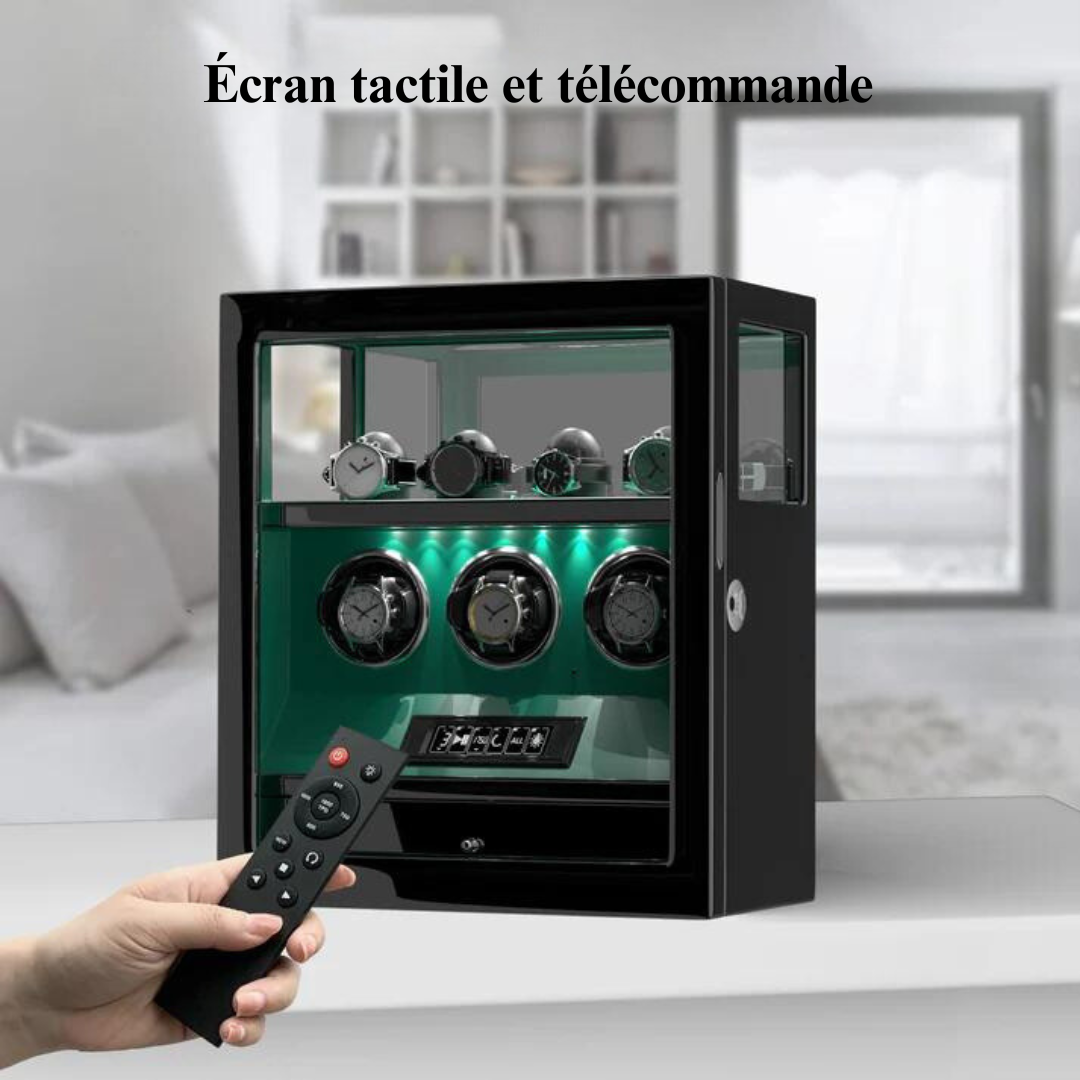 The Émeraude – 3-Slot Watch Winder