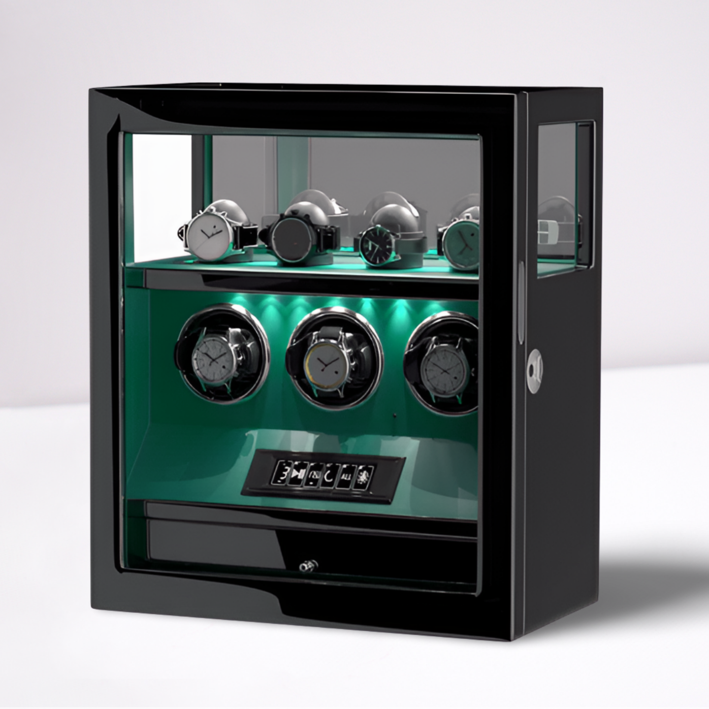 The Émeraude – 3-Slot Watch Winder