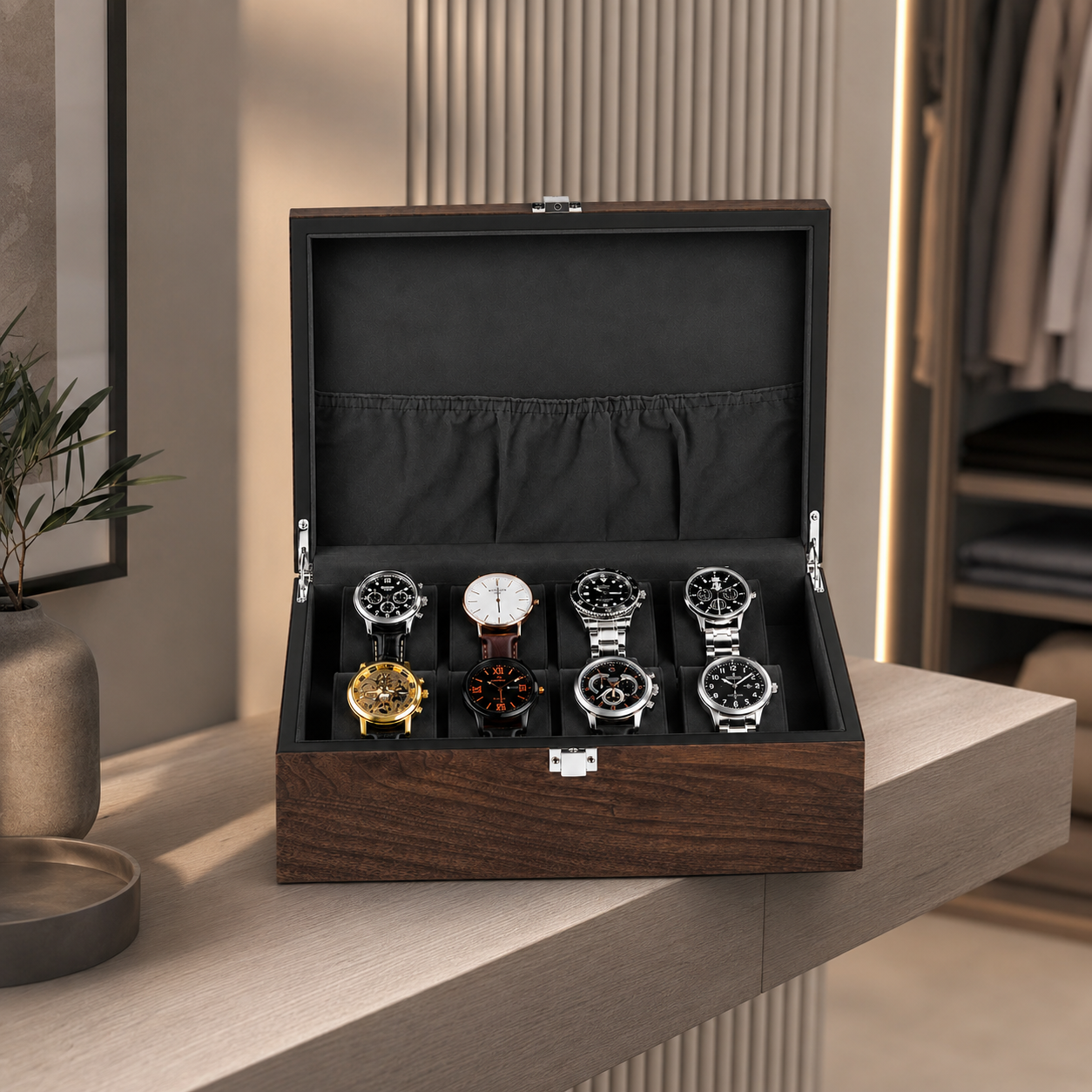 The Atelier – 8 Slot Watch Box