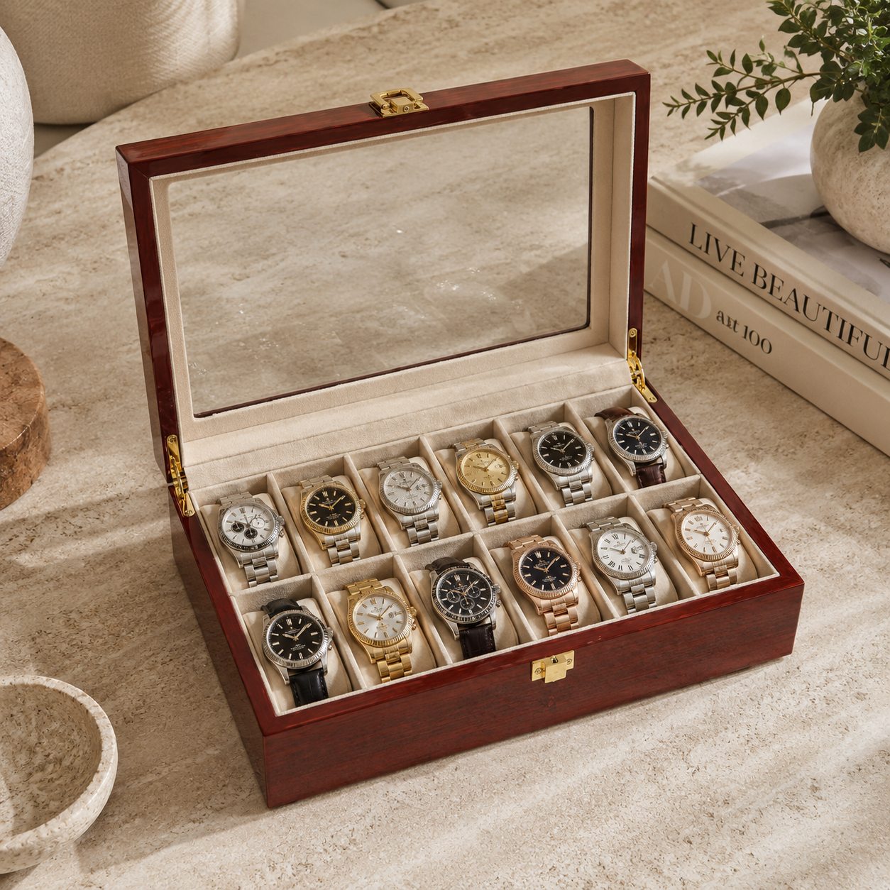 The Estate – 12 Slot Watch Box