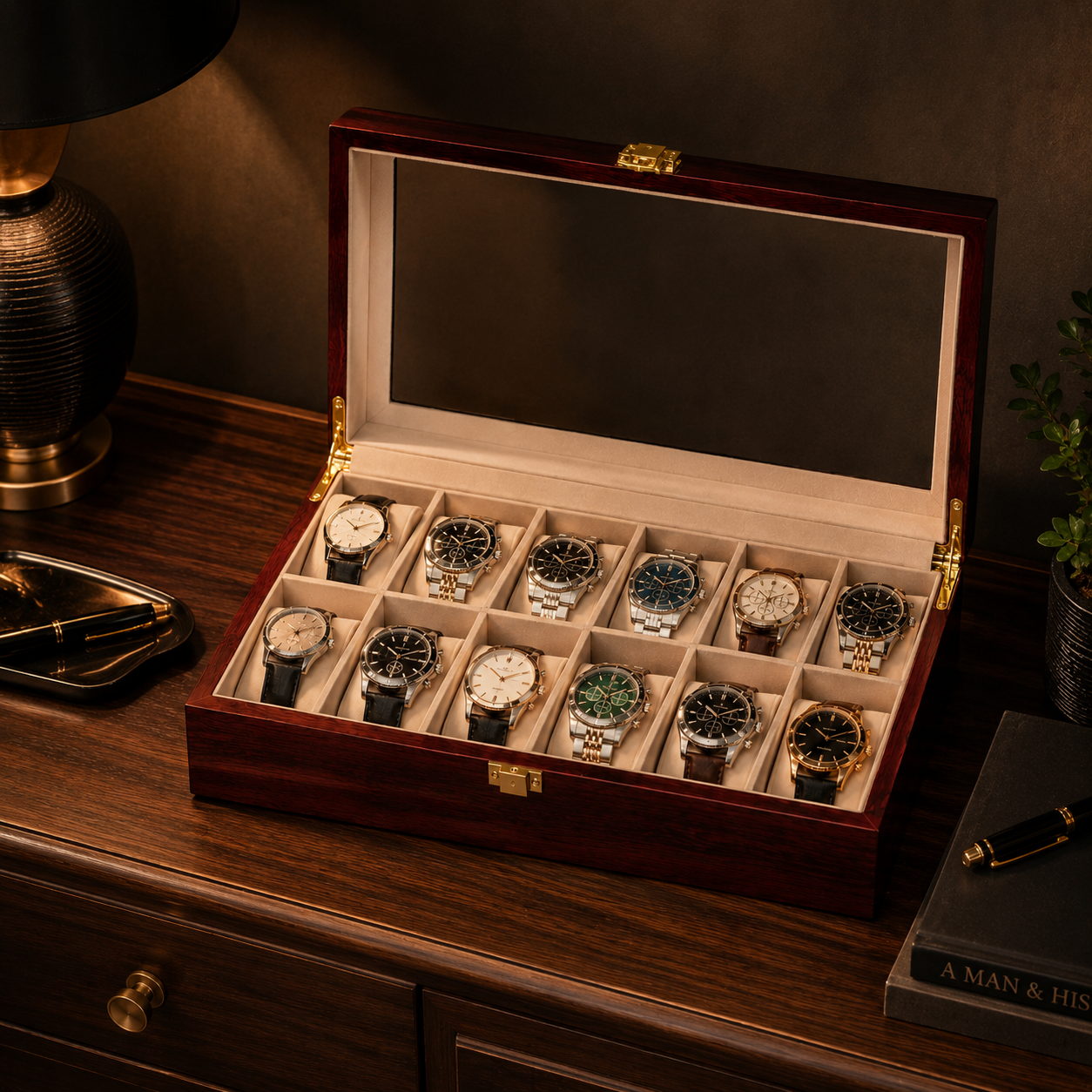 The Estate – 12 Slot Watch Box