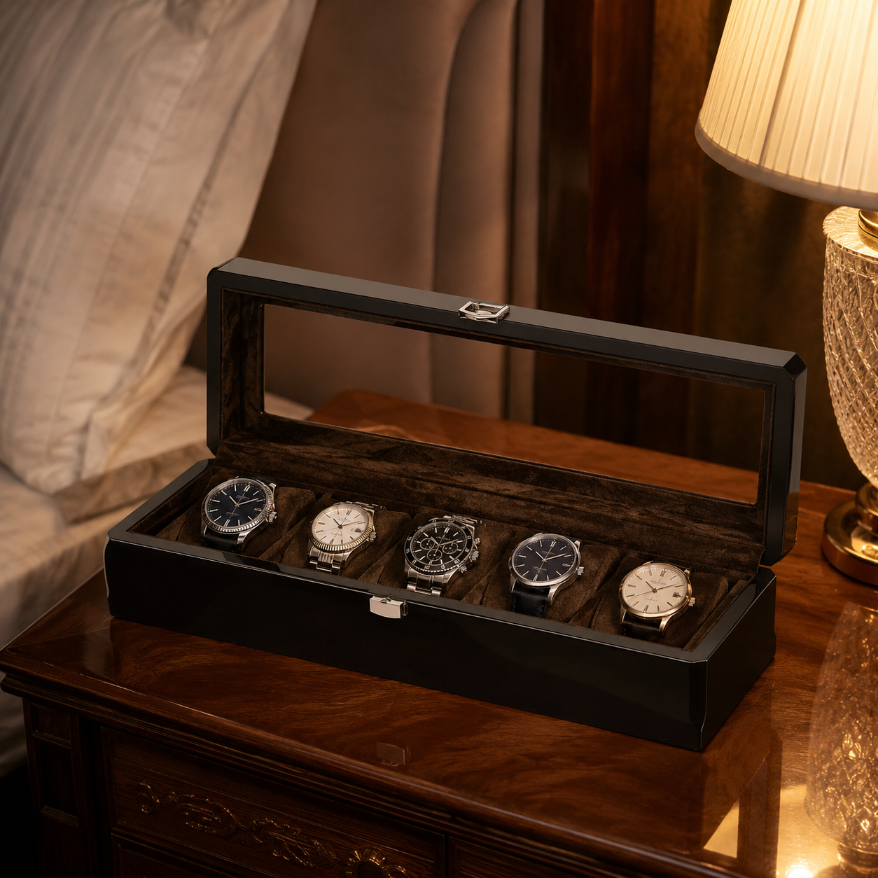 The Marlowe – 6 Slot Watch Box