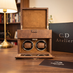 The Tanneur – 2-Slot Watch Winder Coffret