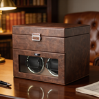The Tanneur – 2-Slot Watch Winder Coffret