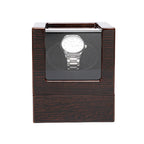 Embers Luxury Single Watch Winder – Wood & Glass Case - image 3
