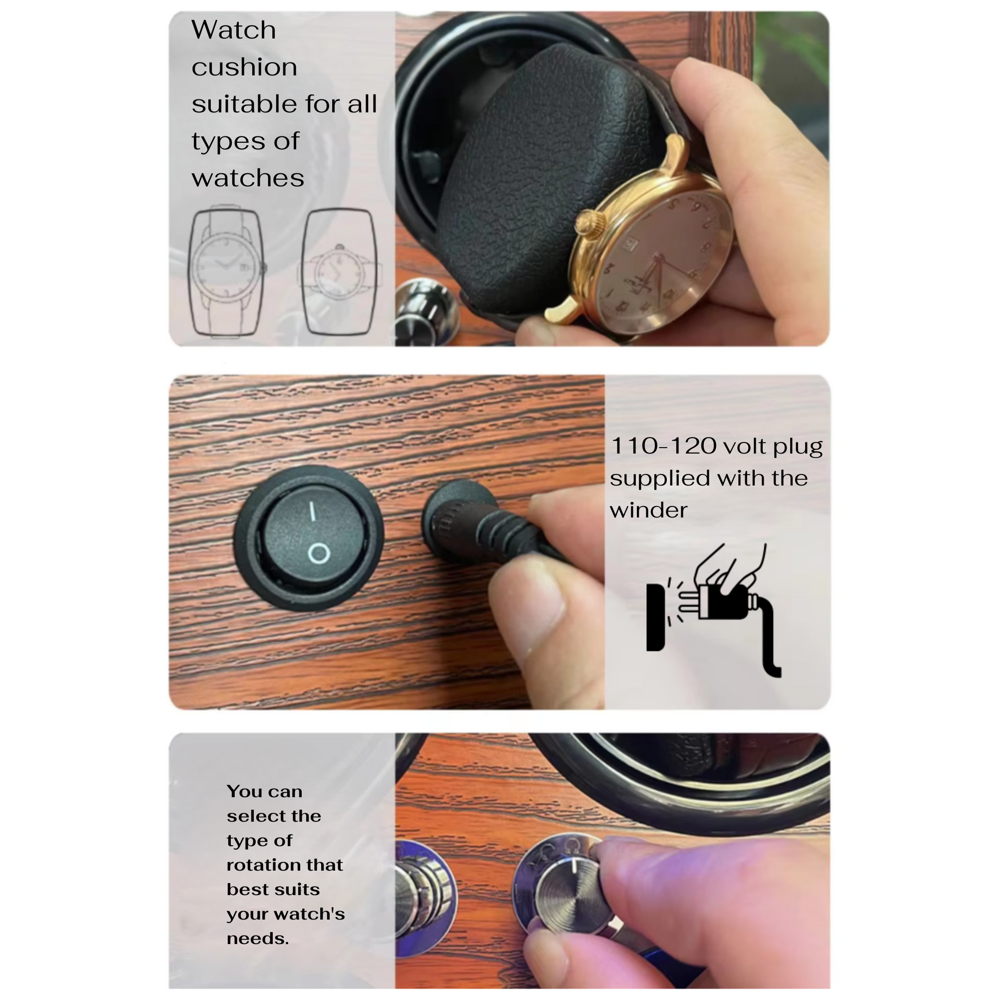 The Cabinet – 2-Slot Watch Winder