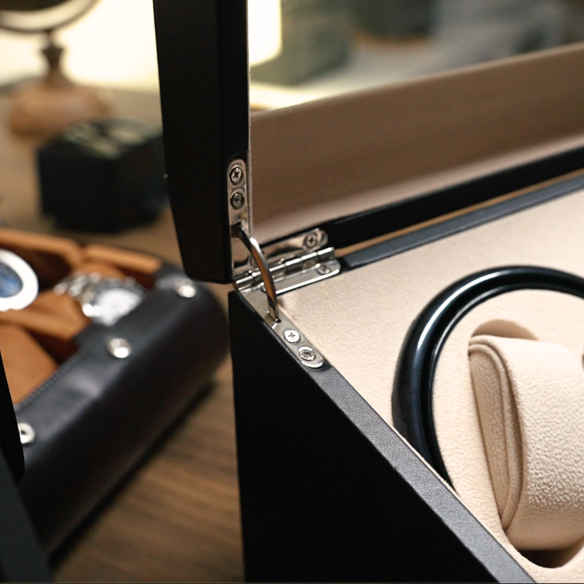 The Deluxe – 4-Slot Watch Winder Coffret
