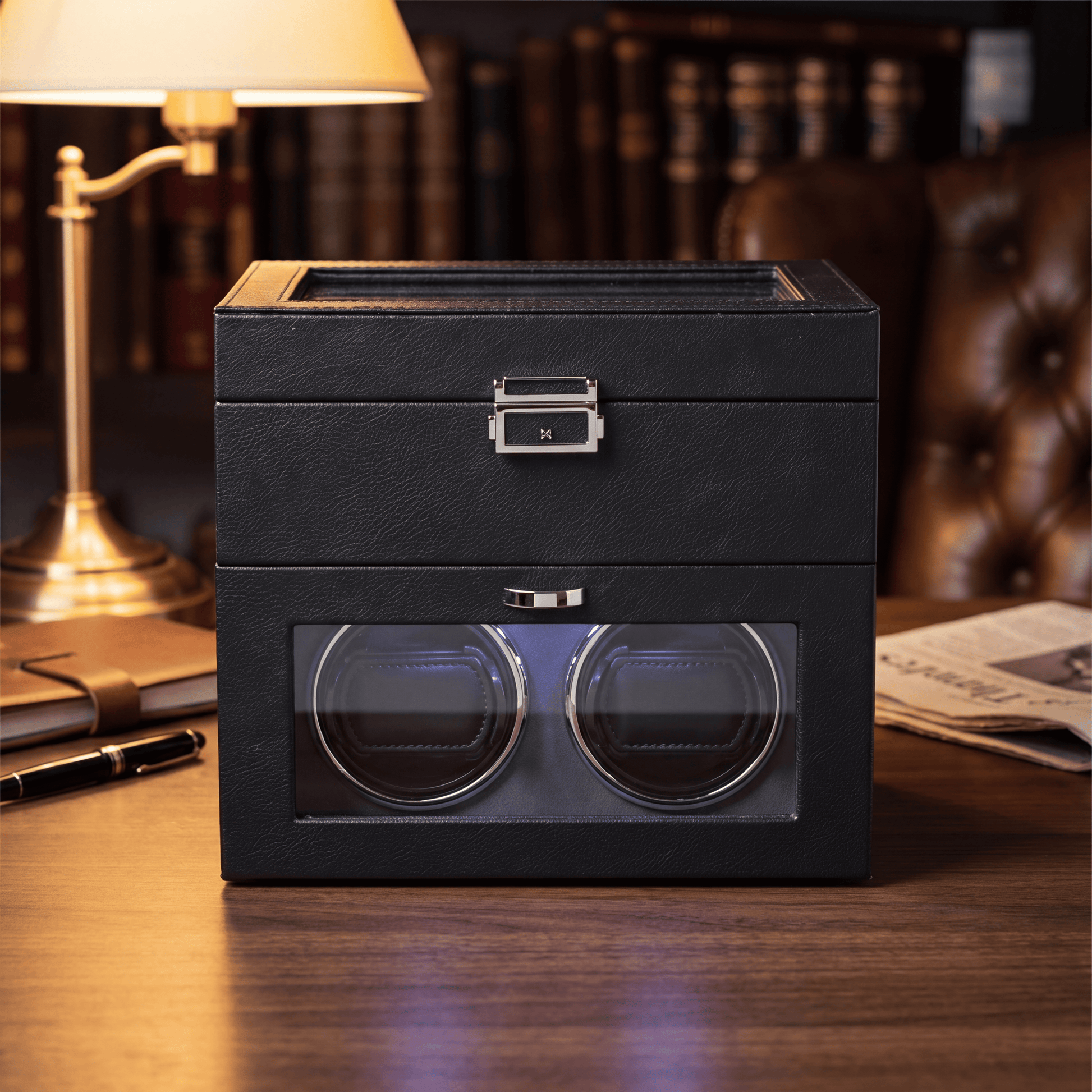 The Gardien – 2-Slot Watch Winder Coffret