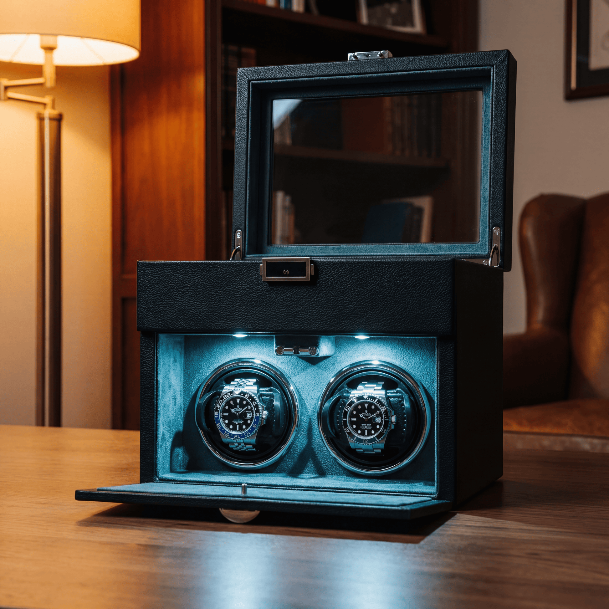 The Gardien – 2-Slot Watch Winder Coffret
